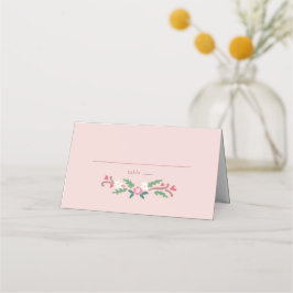 Rustic Romantic Blommigt Bunch Placeringskort