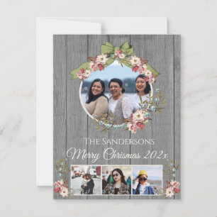 Rustic Romantic Helgdag 4 Fotokollage jul