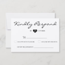 Rustic Romantic Suite Bröllop OSA Card