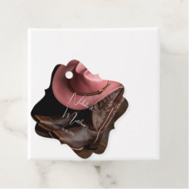 Rustic Romantik Bröllop Tack Gåvor Etiketter