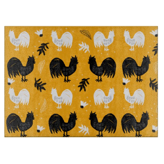 Rustic Roosters Farm Handritat Mönster (Framsidan)
