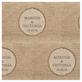 Rustic Rope Landsbyggsbröllop Jute Tyg