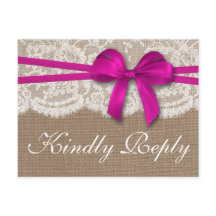 Rustic Rosa Bow Bröllop Collection OSA