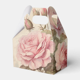 Rustic Rosa ros Bouquet Presentaskar