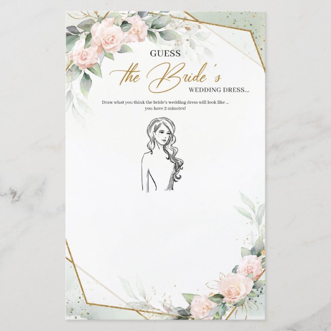 Rustic rosa ros greenery Gissa Brides Dress (Framsida)