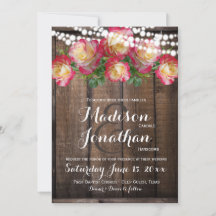 Rustic Rosor Fairy Ljus Wood Wedding Investigation