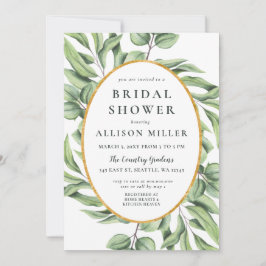 Rustic Sage Eucalyptus Greenery Möhippa Inbjudningar