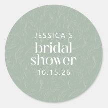 Rustic Sage Grönt Botanisk Blommigt Möhippa