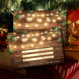 Rustic Säsong Land Corporate Mistletoe Light