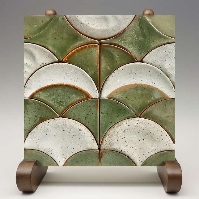 Rustic Scales Faux Relief Ceramic Tile Kakelplatta (Skapare uppladdad)