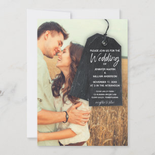 Rustic Scrapbook-foto med inbjudan till Märkre brö