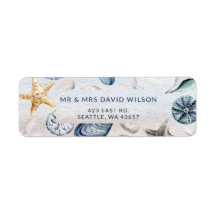 Rustic Seashells Ocean Sea Summer Beach Wedding