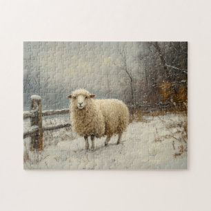Rustic Sheep Scenia Winter Ligcape Pussel