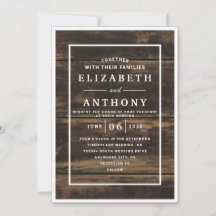Rustic Simple Elegant Barn Wood Vintage bröllop