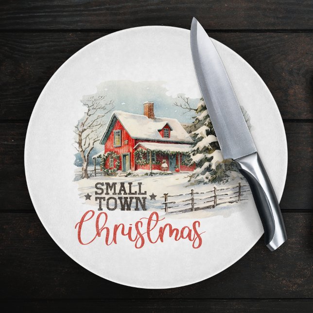 Rustic Small Town Jul Farmhouse (Skapare uppladdad)