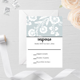 Rustic Snöre Bröllop OSA Card