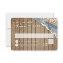 Rustic Snöre och Barn Wood Bröllop OSA