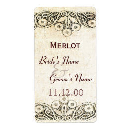 Rustic snöre på landsbyggsbröllopet för överlappni fraktsedel