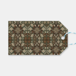 Rustic Snowflake Presentetikett