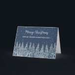 Rustic Snowy Forest Grandfather God jul Kort<br><div class="desc">God jul för farfartkort med en skog med rustik och snövatten.</div>