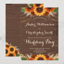 Rustic Solros Barn Wood Terracotta Ro Bröllop