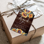 Rustic Solros Bloom | TACK Presentetikett<br><div class="desc">Märkre för solrosteman som skräddarsys särskilt för solrosmemat bröllop eller evenemang.</div>