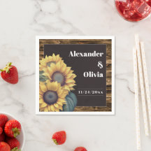 Rustic Solros Bröllop