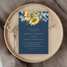 Rustic Solros Eucalyptus Elegant bröllop