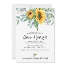 Rustic Solros Eucalyptus Greenery Baby Shower