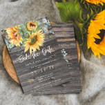 Rustic Solros Eucalyptus Watercolor Spara Datumet<br><div class="desc">På så sätt kan du spara det datum då platta kort används för att skriva ut struktur med vattenfärgade solrosor och eukalyptus. Skriptkalligrafi och modernt teckensnitt som används.</div>