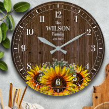 Rustic Solros och Wood Family Namn