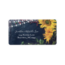 Rustic Solros, Slate och Ljus Land Adress