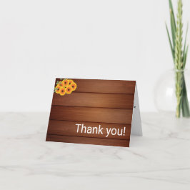 Rustic Solros Tack Kort