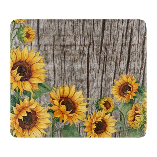 Rustic Solros & Weasted Grått Barnboard (Framsidan)