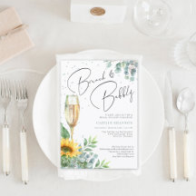 Rustic SolrosBrunch och BubLY-Möhippa