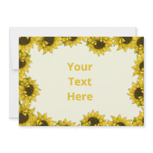 Rustic Solrosgräns-Tillfällen