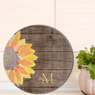 Rustic Solrosmonogram