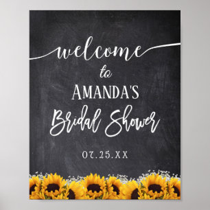 Rustic SolrossolrosBlommigt, Möhippa för färgkrita Poster