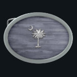 Rustic South Carolina Palmetto och Måne<br><div class="desc">Rustic South Carolina Palmetto och Måne</div>