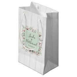 Rustic Southern Cotton & Wood Farm Wedding Favor