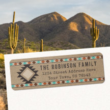 Rustic Southwest Native Tribal Mönster Kraft
