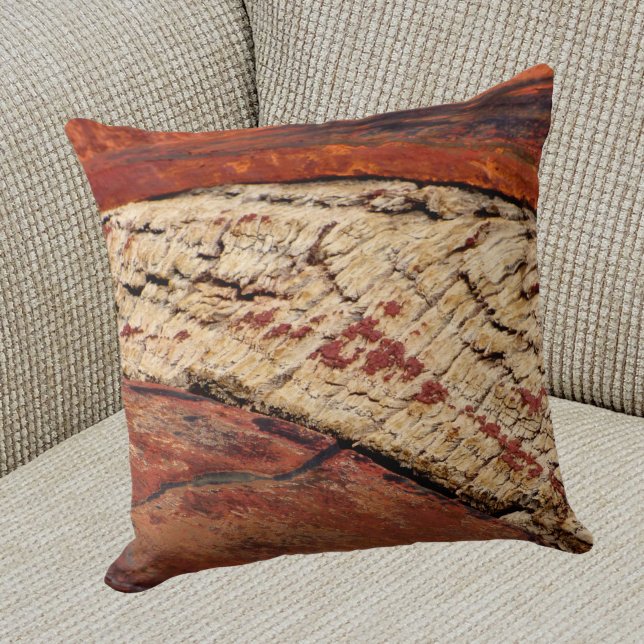 Rustic Southwest Red Brown Abstrakt Dekorativ kudd Kudde (Skapare uppladdad)