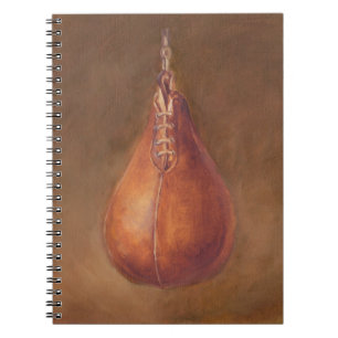 Rustic Sports   Boxing Anteckningsbok Med Spiral