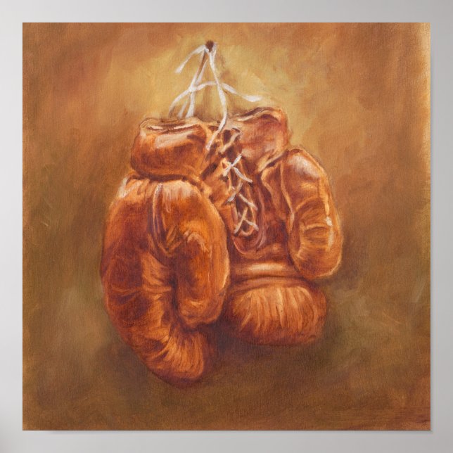 Rustic Sports | Boxing Glove Poster (Framsidan)