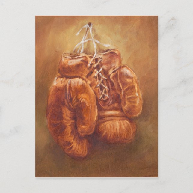 Rustic Sports | Boxing Glove Vykort (Framsida)