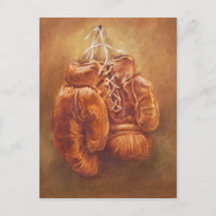 Rustic Sports   Boxing Glove Vykort