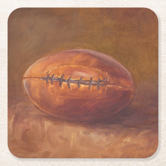 Rustic Sports | Fotboll Underlägg Papper Kvadrat (Framsidan)