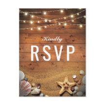 Rustic Starfish Beach Ljus Tropical Bröllop OSA
