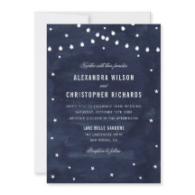Rustic Starry Night String Ljus Bröllop