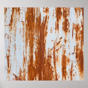 Rustic Steel: Grunge Wall Struktur Poster